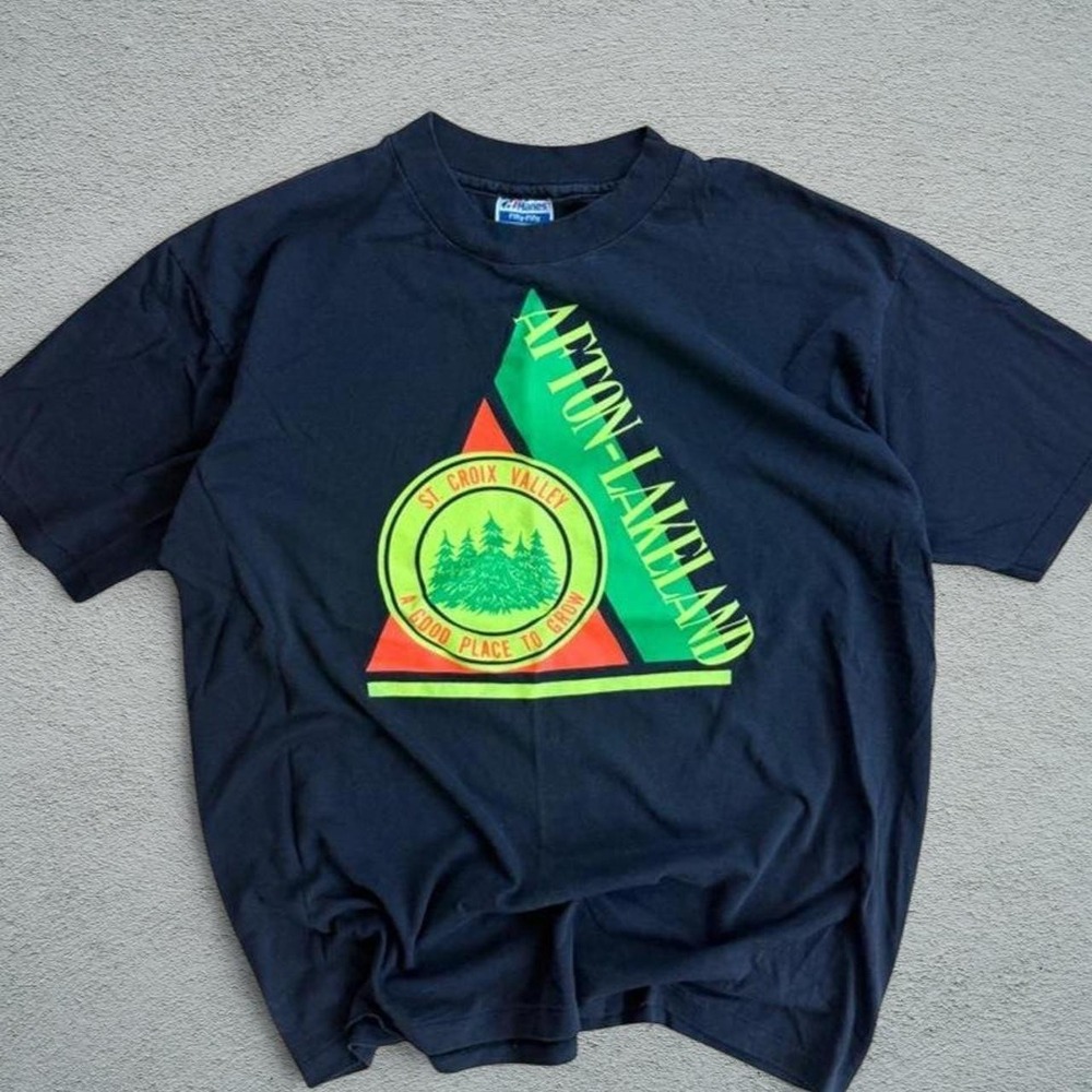 1990s Hanes Afton Lake Land St Croix Valley Minnesota T-Shirt L
